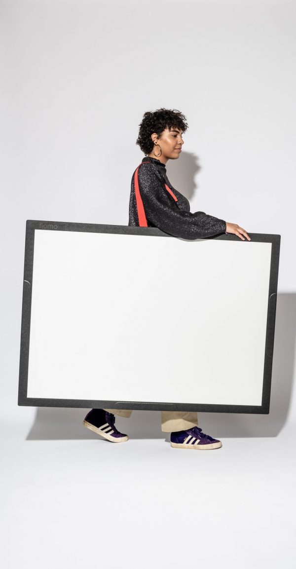 Das mobile Whiteboard - das Flomo Board von Xbrick