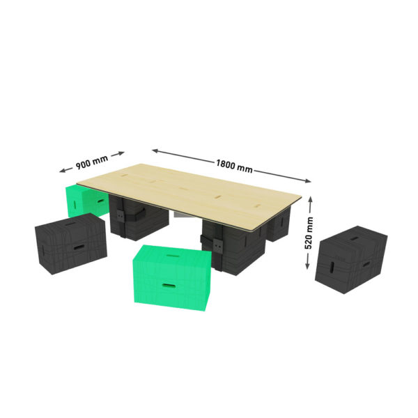 Table Chair Combinations with the X-Table