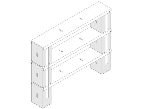 Set x-bench Bank mobile bank Fichte