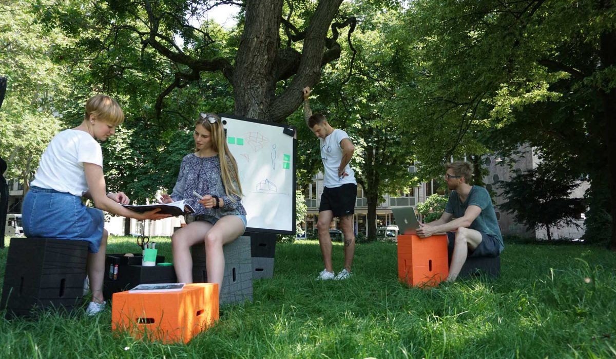 Xbrick – multifunctional furniture for the healthy workplace Xbrick - multifunctional furniture for the healthy workplace